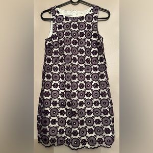 Erin by Erin Fetherson Floral Shift Dress. Sleeveless Size 2